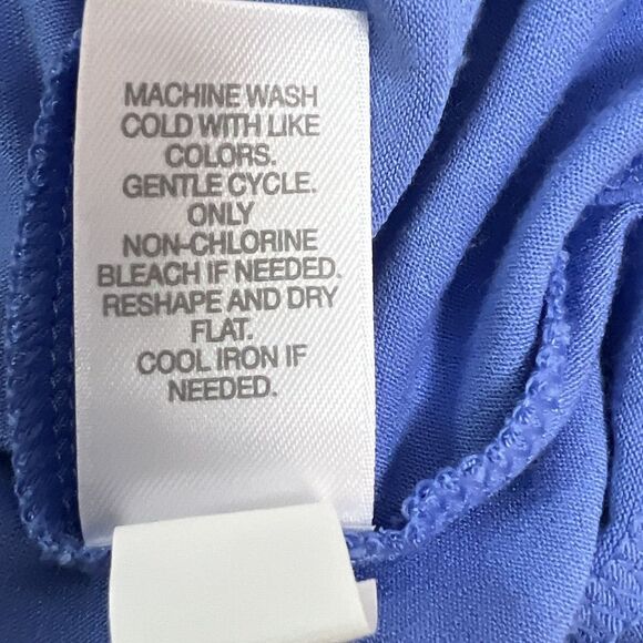 J Jill‎ Wearever Collection Rayon Blend Small Tunic Top Shirt Light Blue - Picture 6 of 8